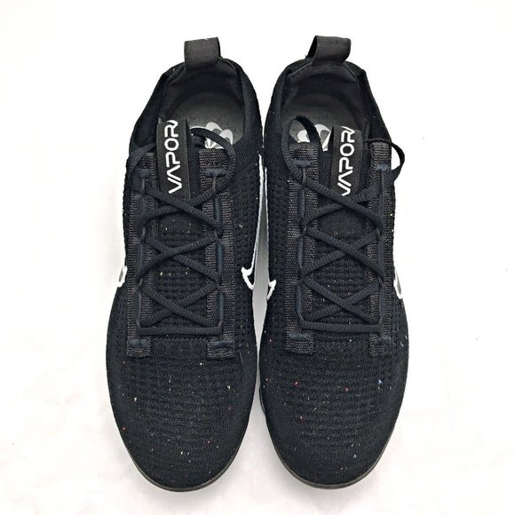 Nike Air Vapormax 2021 FK Flyknit Black Silver White DC4112-002 Womens S… - Picture 4 of 7